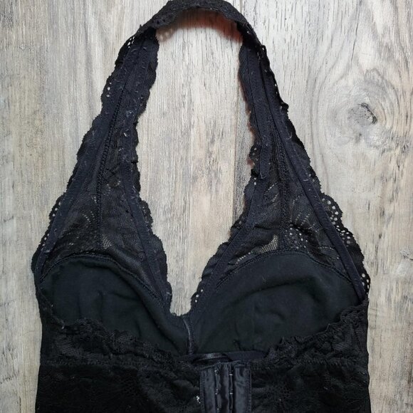 🏆062 aerie Garden Party Lace Halter Bralette - Picture 5 of 6
